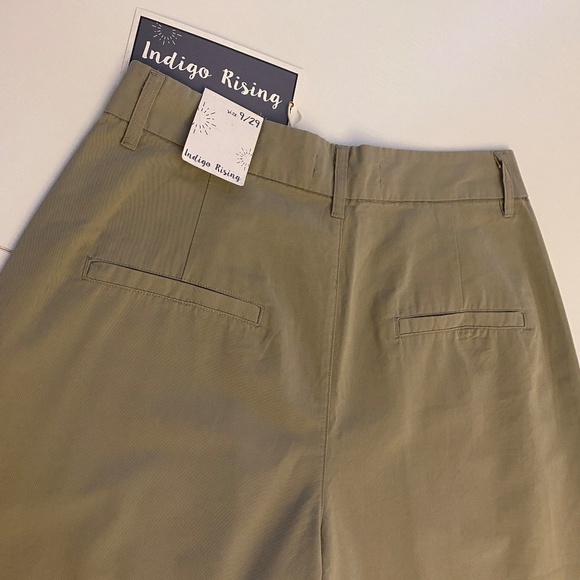 Indigo Rising Women's Tan Wide Leg High Waist Pleated Pants Size 9/29 - Picture 5 of 11